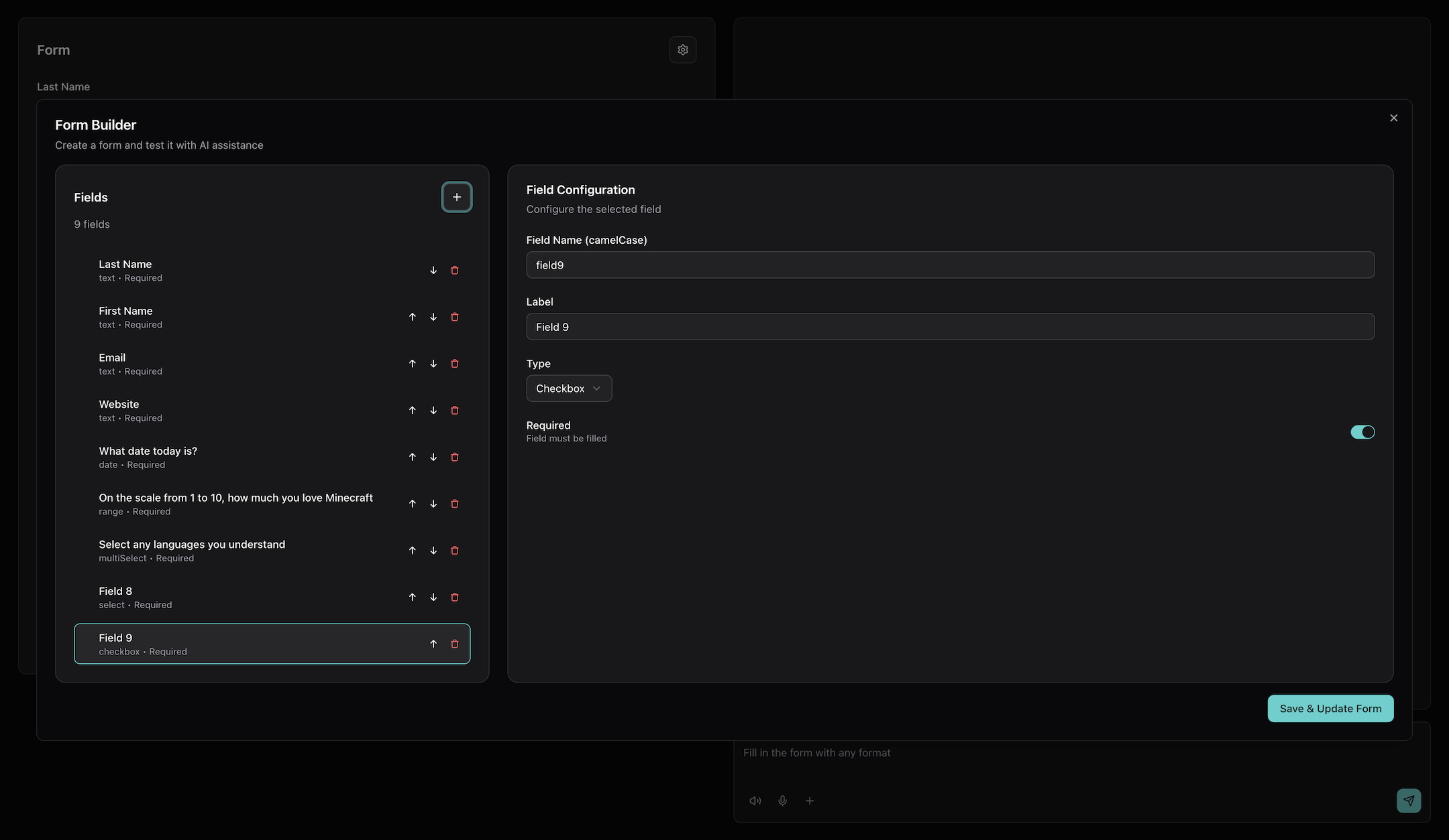 AI Form Assistant | Andrey Markin